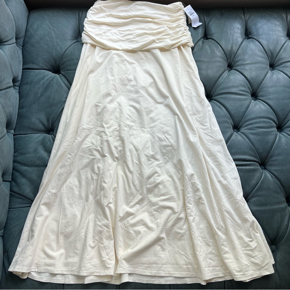 Abercrombie and Fitch Cream Maxi Skirt